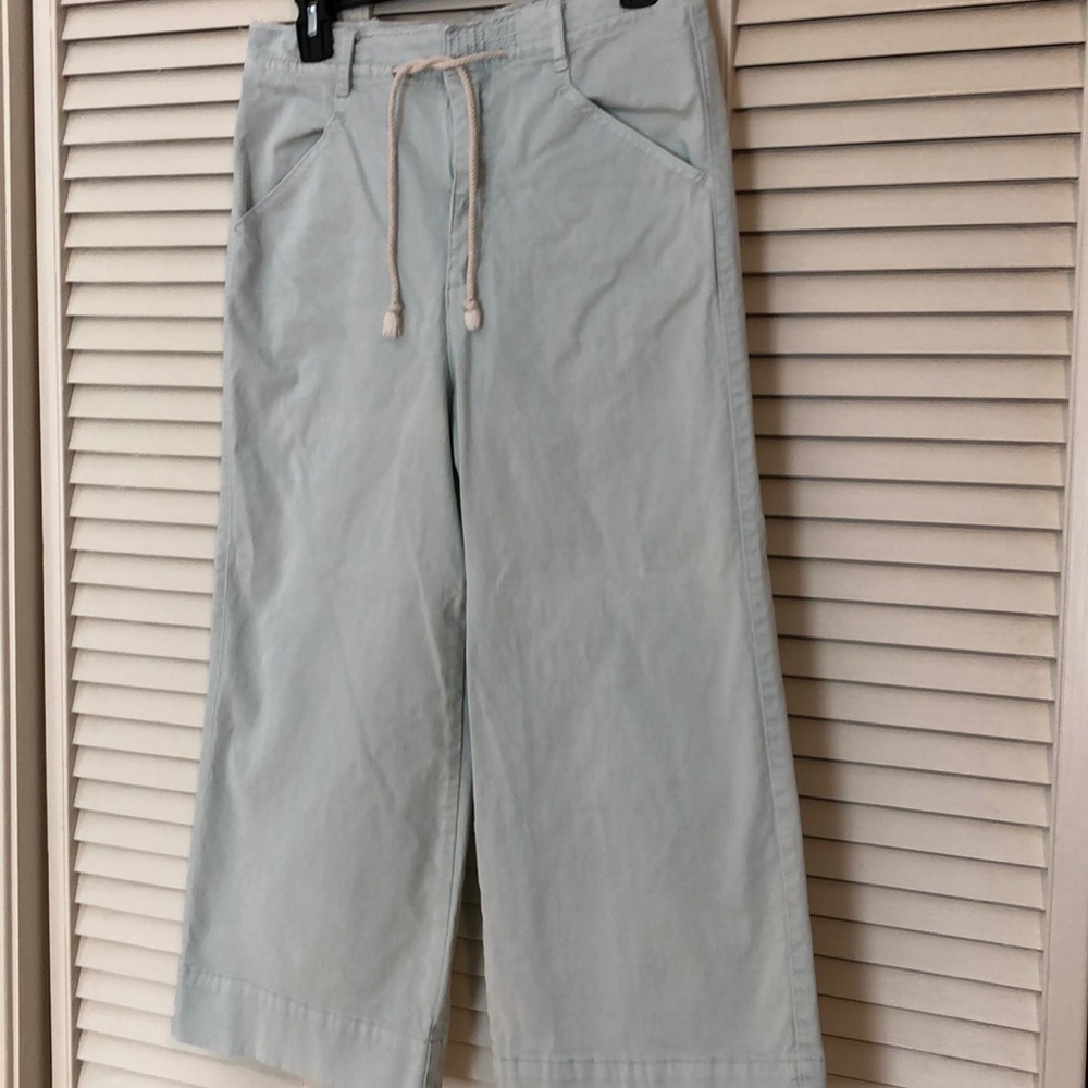 Chino by Anthropologie wide leg cropped pants